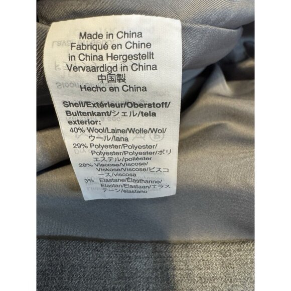 J Crew Skirt 6 Gray Gathered Pleat Bag Waist W Pockets Stretch - Picture 8 of 8